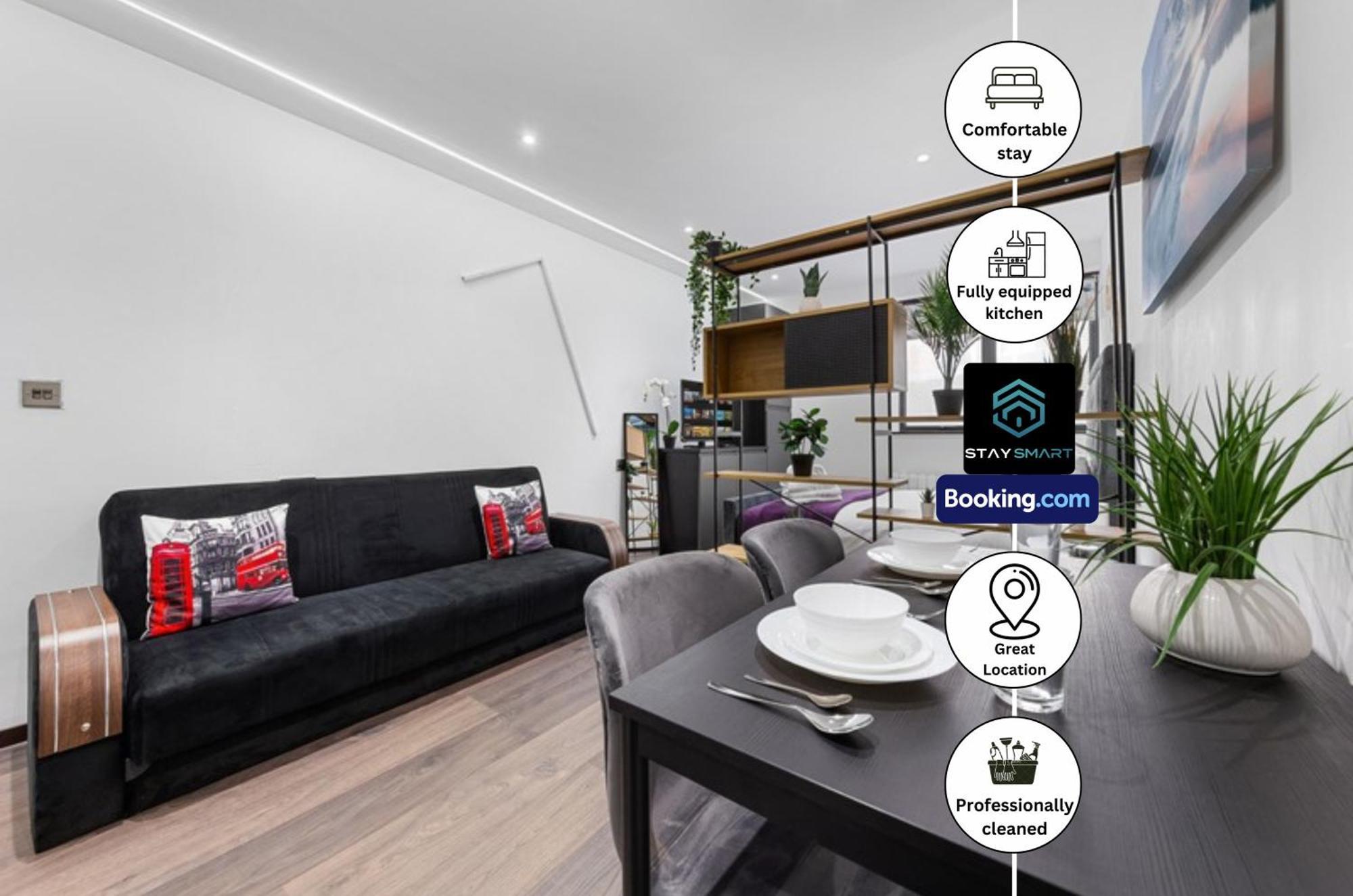 Stylish Studio Apt By Stay Smart Short Lets & Serviced Accommodation Woodstock With Free Wifi Londres Exterior foto